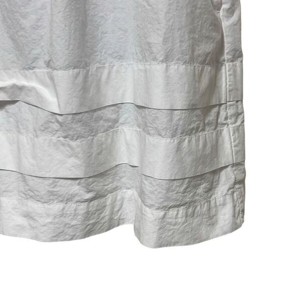 Madewell Nisha Poplin Mini‎ Dress White Cotton Square Neck Boho Cottage NWOT XS - Picture 5 of 10